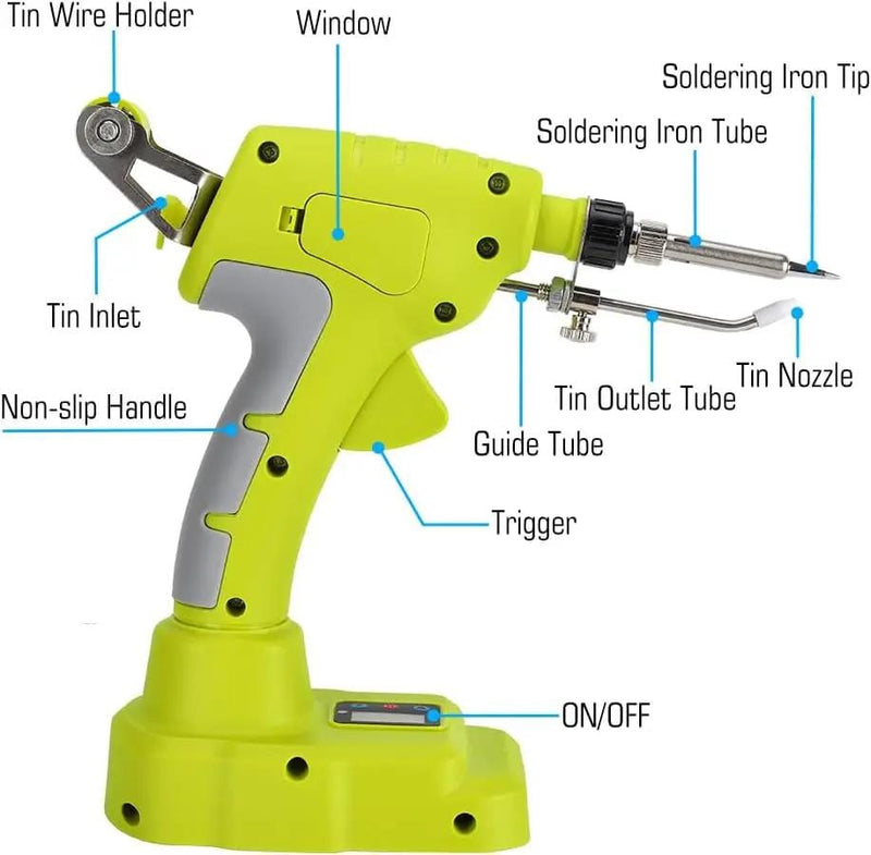 Soldering Welding Welder Iron for Ryobi 18V Battery – view 6