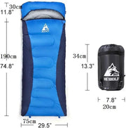 ECOTREK Sleeping bag 4-Season Adults Envelope Camping Sleeping Bag – Compact & Lightweight DYLF61327 4-Season Adults Envelope Camping Sleeping Bag – Compact & Lightweight DYLF61327