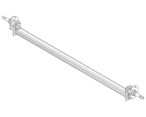 Drop Beam Axle Trojan 9in Drum 1750kg Bare Metal Made-to-Order for Custom Trailer Builders – view 1