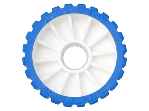 Trojan Boat Trailer Rollers & Parts Trojan Blue Ribbed Wobble Roller Trojan Blue Ribbed Wobble Roller