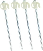 Ecotrek Glow Tent Pegs – Steel Camping Ground Stakes for Tent, Tarp & Canopy JP34715 by ECOTREK