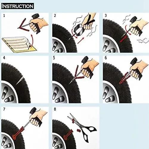 salelink.co.nz Unbranded Tyre Repair Plugs 100PCS Brown Tyre Repair Plugs 100PCS Brown | Action Outdoors NZ