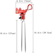 salelink.co.nz Unbranded 2PCS Beach River Bank Fishing Rod Holders 2Pcs Beach River Bank Fishing Rod Holders