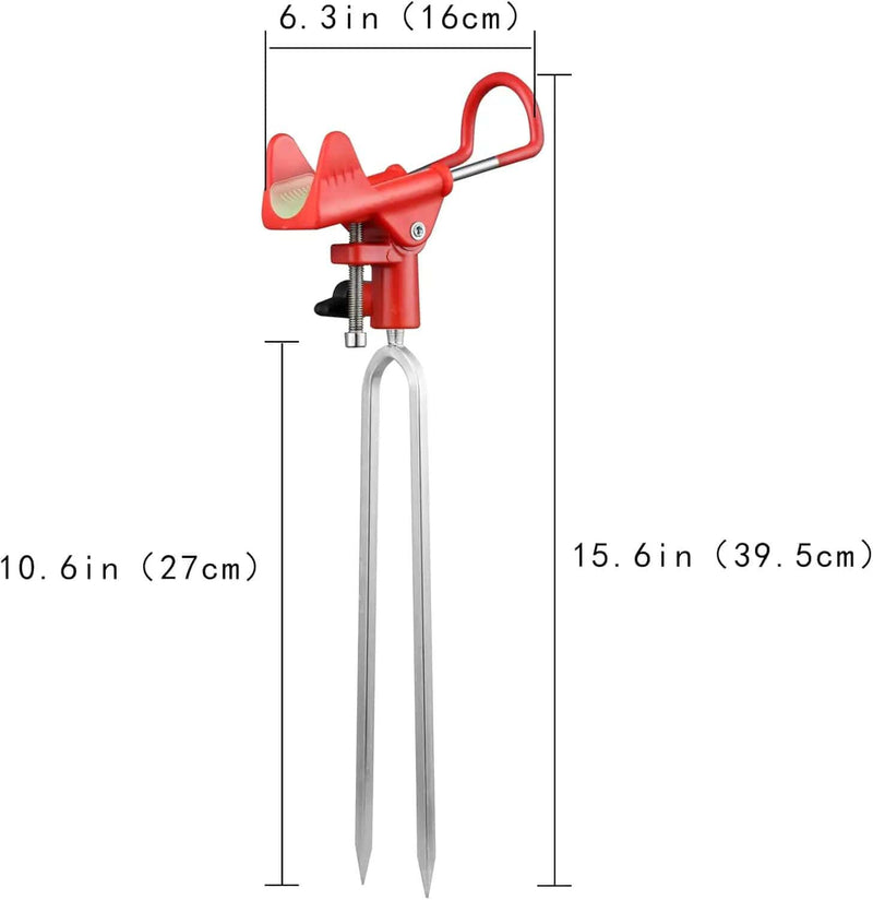 salelink.co.nz Unbranded 2PCS Beach River Bank Fishing Rod Holders 2Pcs Beach River Bank Fishing Rod Holders