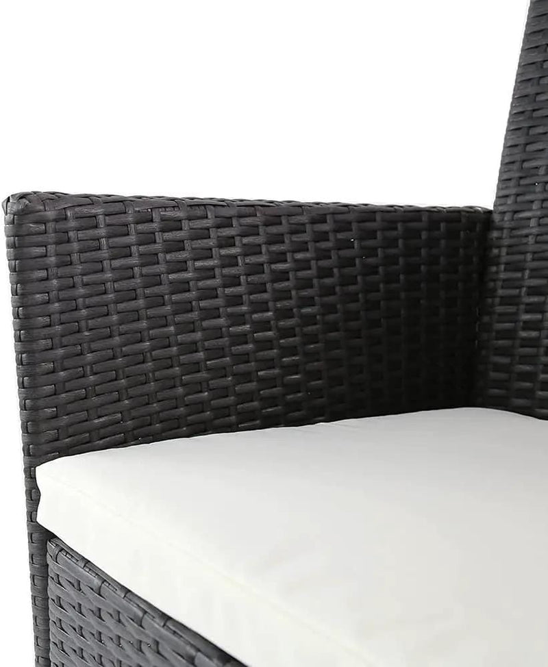 PE/PVC Rattan Patio Chairs & Round Table 3PC Set – view 8