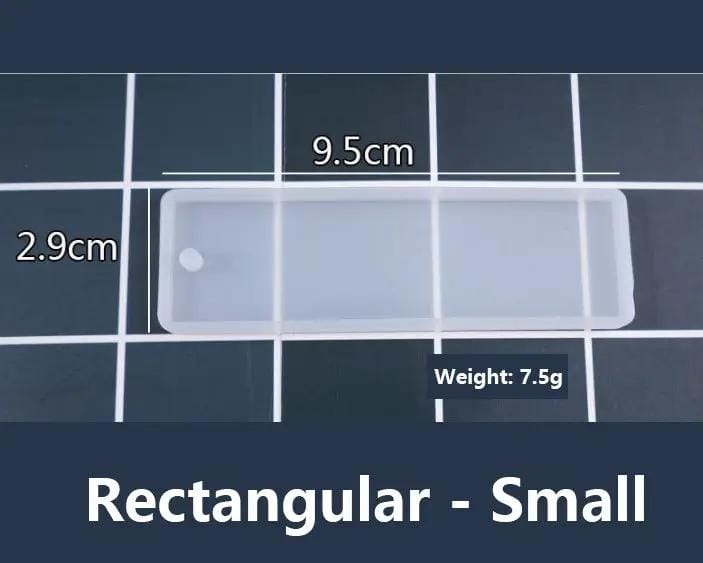 DIY Bookmark Resin Moulds Jewelry Making DIY Craft Tools - Rectangular – view 1
