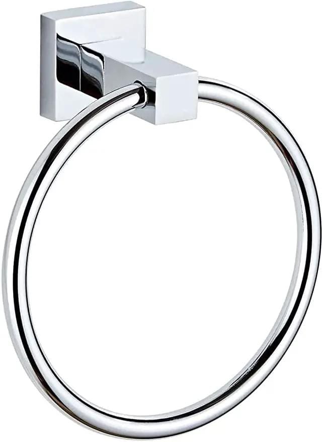 salelink.co.nz Unbranded Bathroom Wall Mounted Towel Ring Silver Bathroom Wall Mounted Towel Ring Silver | Action Outdoors NZ