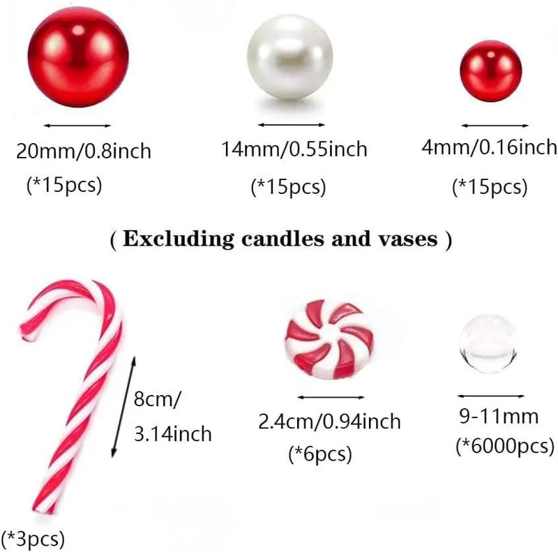 salelink.co.nz Unbranded Christmas Decorations Vase Filler Beads Christmas Decorations Vase Filler Beads | Action Outdoors NZ