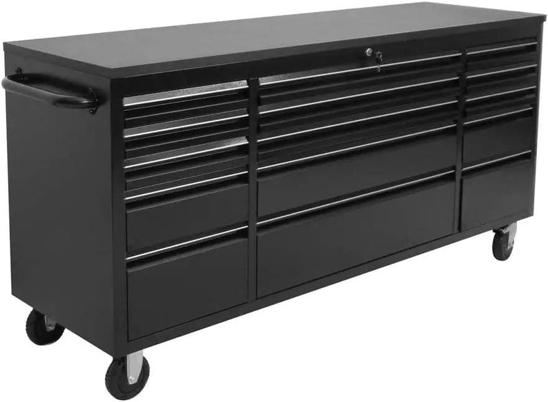Kiwi Grab Kiwi Grab 72 Inch 15 Drawers black Tool Chest workbench 72 Inch 15 Drawers black Tool Chest workbench