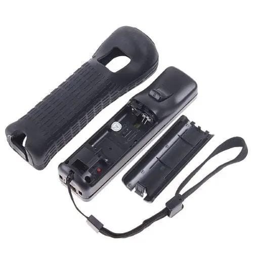 Remote and Nunchuck Controller with Silicone Case for NINTENDO WII - Black – view 2