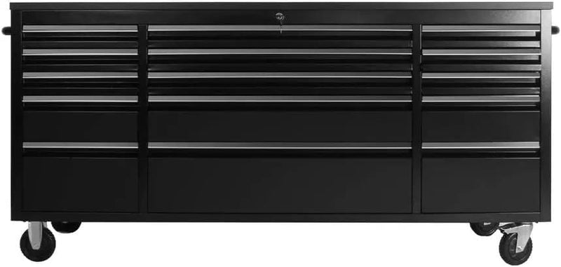 Kiwi Grab Kiwi Grab 72 Inch 15 Drawers black Tool Chest workbench 72 Inch 15 Drawers black Tool Chest workbench