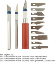 13pcs Hobby Knife Blade Craft Cutter Knife Set With Case Precision knife set – view 3