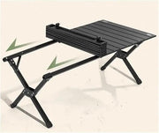 ECOTREK Outdoor Furniture Ecotrek Outdoor Folding Picnic Table - Explorer Egg Roll Camping Table 90x60x42cm LFRD5046 Ecotrek Outdoor Folding Picnic Table - Explorer Egg Roll Camping Table 90x60x42cm LFRD5046