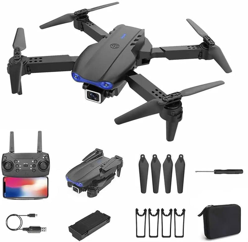 E99 Pro Drone Dual Camera WiFi FPV Foldable RC Quadcopter Altitude Hold – view 2