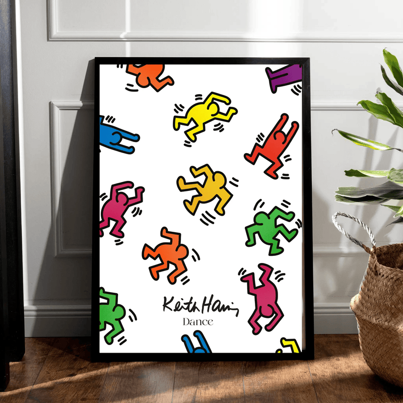 Blank Wall Print Shop Print Material Keith Haring Dance Keith Haring Dance