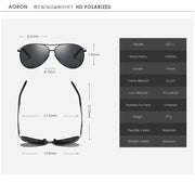 HD Polarized lens Sunglasses Anti-Blue Ray - Silver – view 3