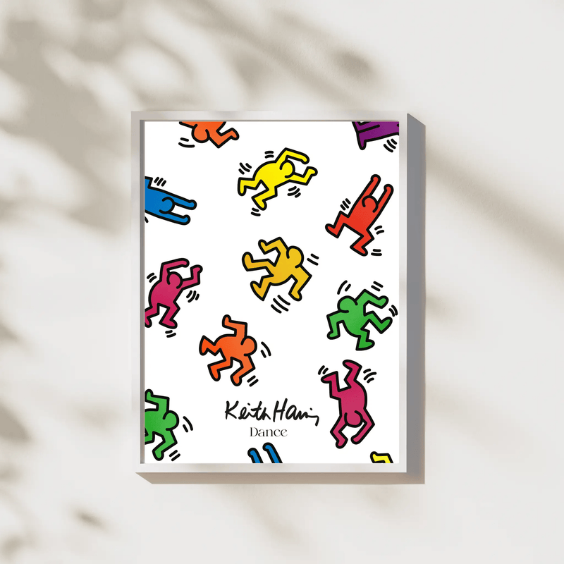 Blank Wall Print Shop Print Material Keith Haring Dance Keith Haring Dance