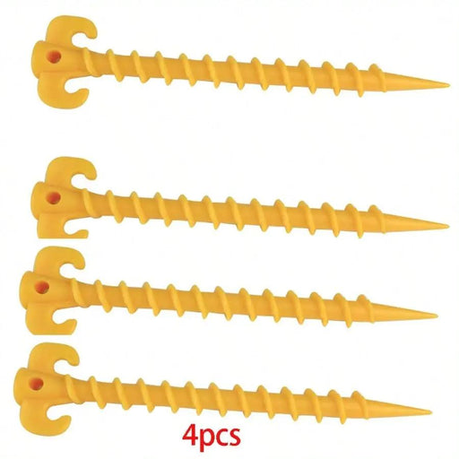 ECOTREK accessories Ecotrek Screw Tent Pegs – 20cm Plastic Spiral Ground Stakes for Camping, Tarp & Outdoor Shelters JP52013 Ecotrek Screw Tent Pegs – 20cm Plastic Spiral Ground Stakes for Camping, Tarp & Outdoor Shelters JP52013
