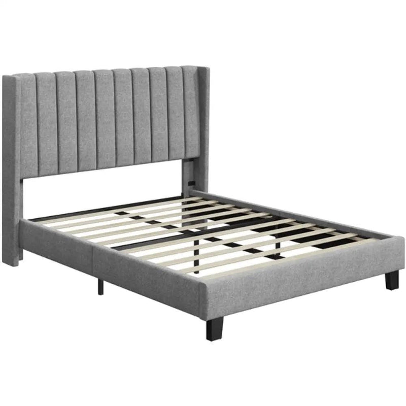 Yaheetech Queen Upholstered Bed Frame Queen Upholstered Bed Frame