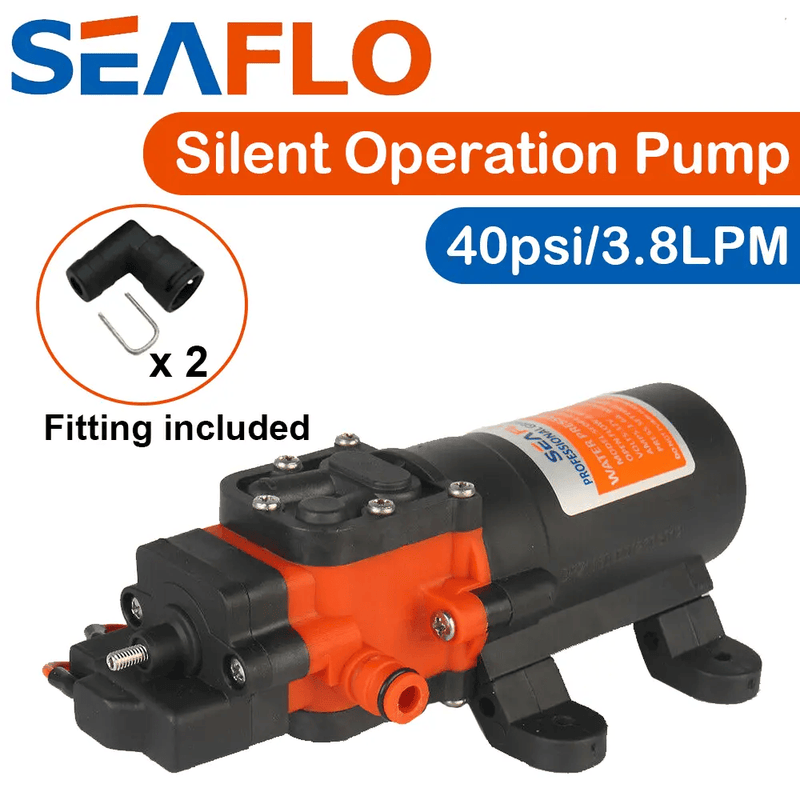 SEAFLO 12V Water Pump Trailer Caravan Camping Boat – view 2