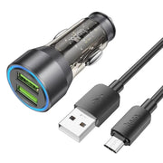 Hoco Car Charger 2xUSB Port Car Charger 36W – view 1
