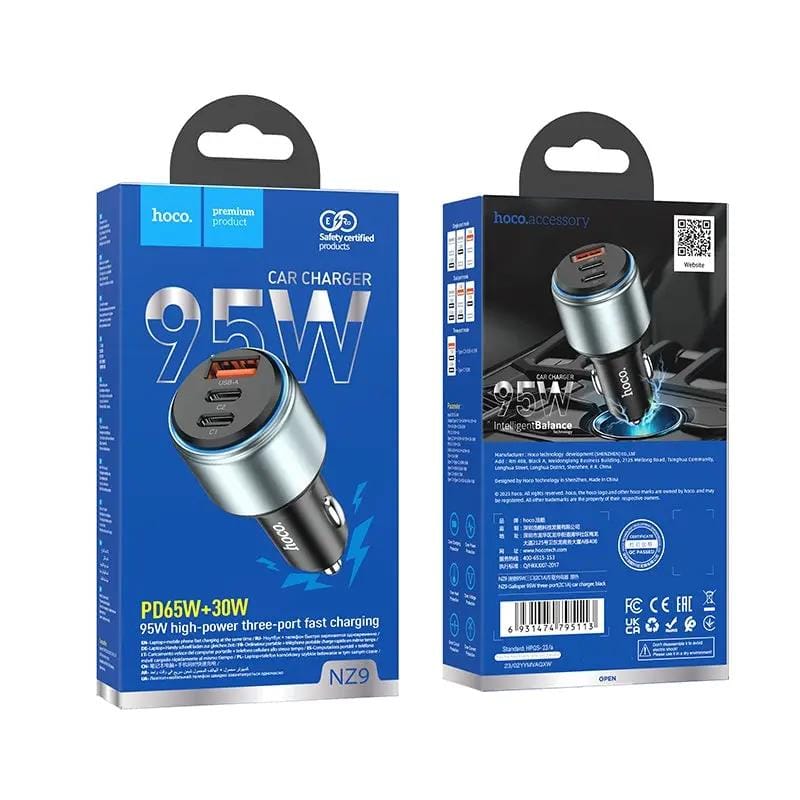 95w Car Charger USB Type-C Adapter for Apple Android – view 10