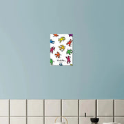 Blank Wall Print Shop Print Material Keith Haring Dance Keith Haring Dance