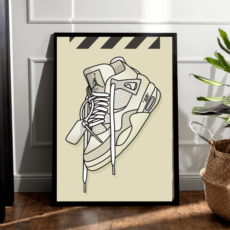 Blank Wall Print Shop Print Material Air Jordans Air Jordans