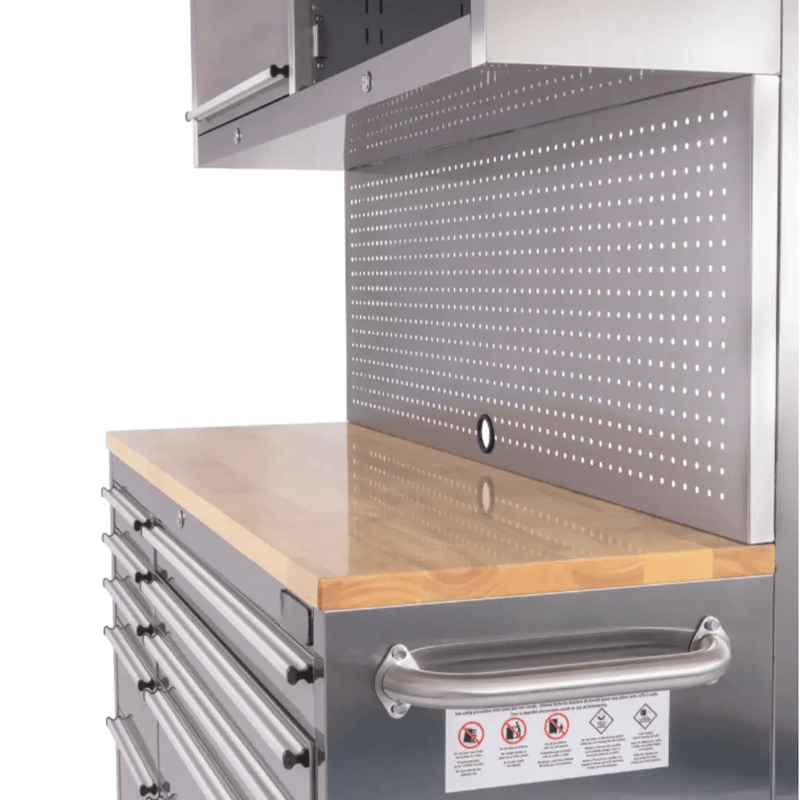 Kiwi Grab Kiwi Grab 55 Inch 12 Drawers Stainless Steel Tool Chest workbench 55 Inch 12 Drawers Stainless Steel Tool Chest workbench