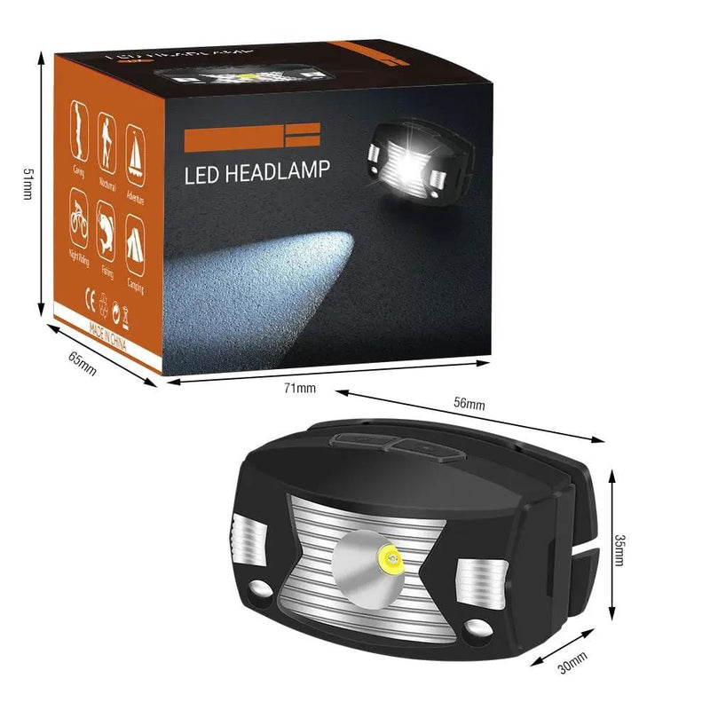 G7 Super Bright Headlamp Light Sensor Mini LED Flashlight Waterproof Rechargeabl – view 9