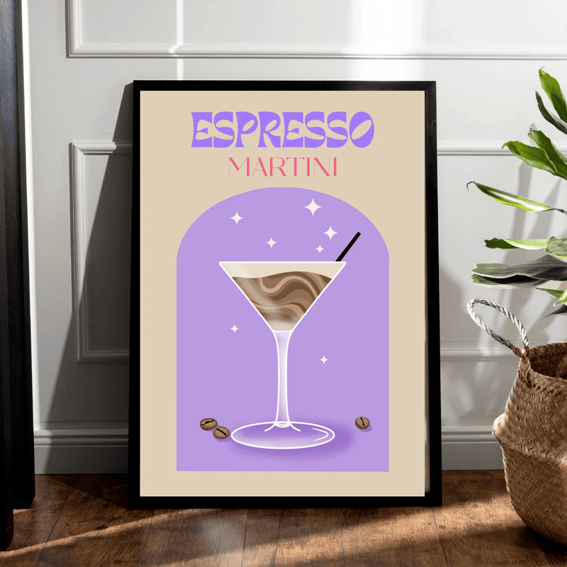 Blank Wall Print Shop Print Material Espresso Martini Espresso Martini