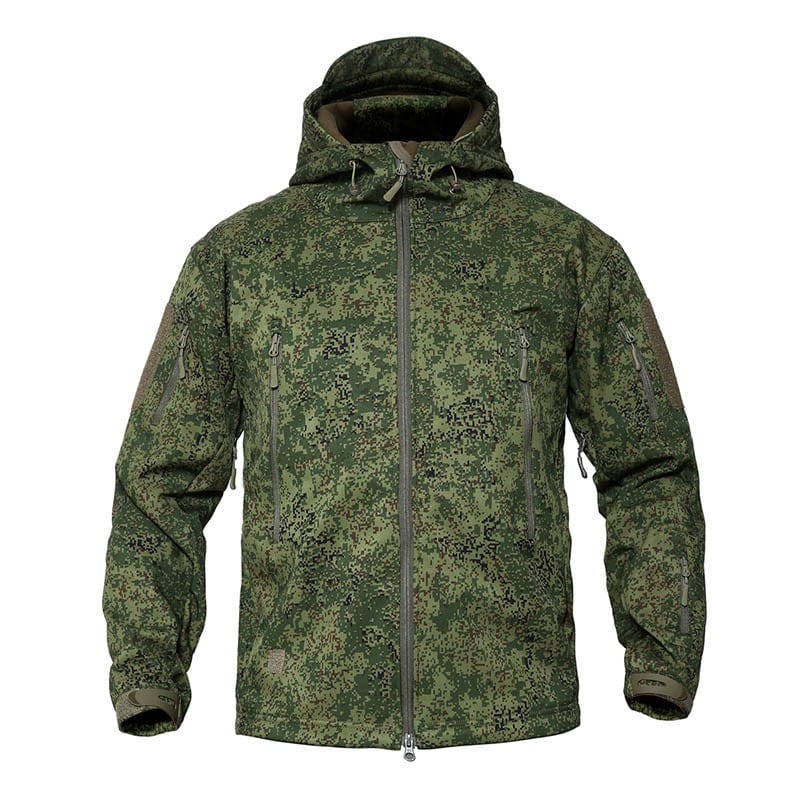 Mead's Supply & Equipment Outfitters limited Digital Camo Waterproof Mountaineering Jacket Windproof Breathable Unisex Digital Camo Waterproof Mountaineering Jacket