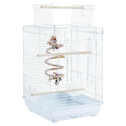 Yaheetech Open Top Travel Bird Cage with Open Play Top for Budgie Finch Green Cheek Canary Open Top Travel Bird Cage with Open Play Top for Budgie Finch Green Cheek Canary
