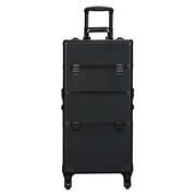 Yaheetech 3-in-1 Aluminum Cosmetic Case Professional Makeup Train Case 3-in-1 Aluminum Cosmetic Case Professional Makeup Train Case