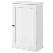 Yaheetech Wall Mounted Cabinet 3 Tiers Storage Single Door Wall Mounted Cabinet 3 Tiers Storage Single Door