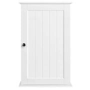 Yaheetech Wall Mounted Cabinet 3 Tiers Storage Single Door Wall Mounted Cabinet 3 Tiers Storage Single Door