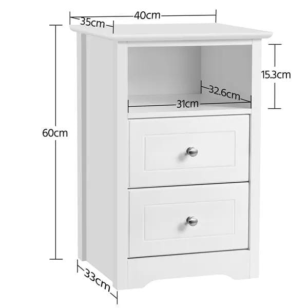 Yaheetech Set of 2 Side Tables Nightstands Side Tables End Table Nightstand Set of 2 Side Tables Nightstands Side Tables End Table Nightstand