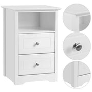 Yaheetech Set of 2 Side Tables Nightstands Side Tables End Table Nightstand Set of 2 Side Tables Nightstands Side Tables End Table Nightstand