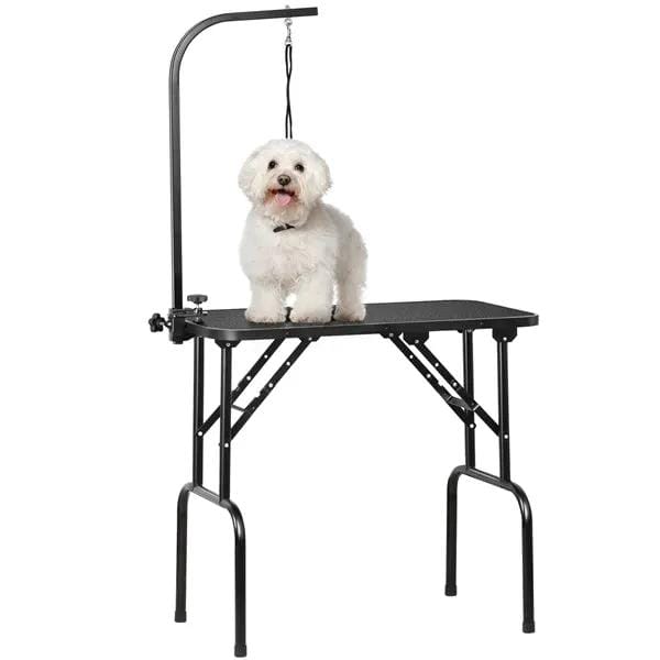 Yaheetech Pet Foldable Grooming Table Dog Cat Beauty Trimming W/Loop Noose Height Adjustable Pet Foldable Grooming Table Dog Cat Beauty Trimming W/Loop Noose Height Adjustable
