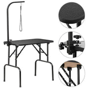 Yaheetech Pet Foldable Grooming Table Dog Cat Beauty Trimming W/Loop Noose Height Adjustable Pet Foldable Grooming Table Dog Cat Beauty Trimming W/Loop Noose Height Adjustable