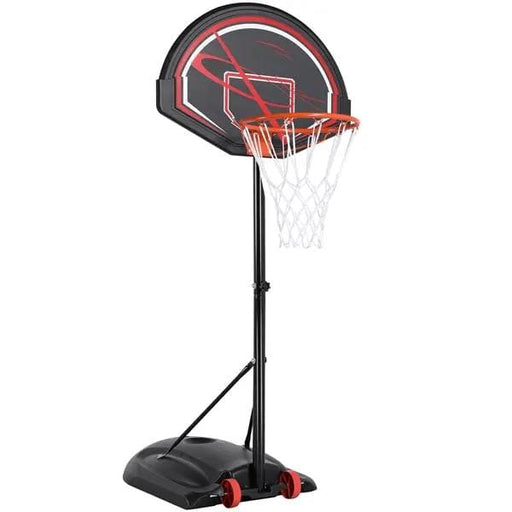 32" Youth Portable Basketball Hoop 7-9ft Adjustable Height Hoop System – view 2