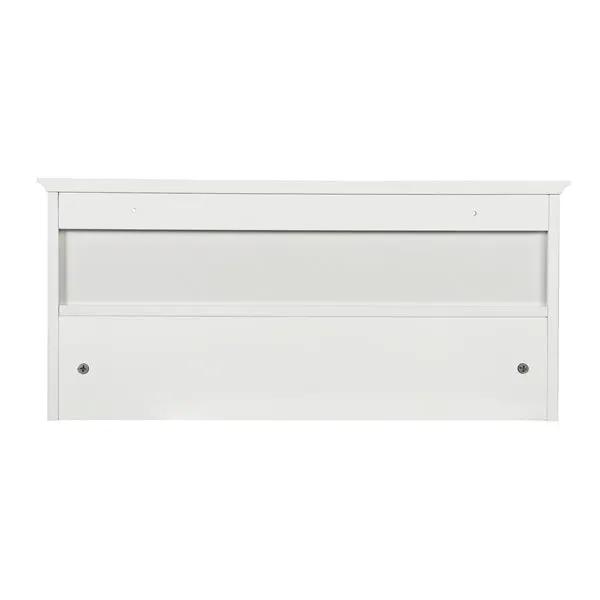 Yaheetech Hallway Coat Hook & Storage Unit White 4 Hooks Storage Hallway Coat Hook & Storage Unit White 4 Hooks Storage