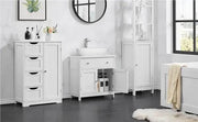 Yaheetech Sink Storage Cabinet Pedestal Sink Bathroom Vanity Cabinet Sink Storage Cabinet Pedestal Sink Bathroom Vanity Cabinet