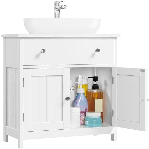 Yaheetech Sink Storage Cabinet Pedestal Sink Bathroom Vanity Cabinet Sink Storage Cabinet Pedestal Sink Bathroom Vanity Cabinet