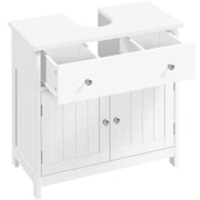 Yaheetech Sink Storage Cabinet Pedestal Sink Bathroom Vanity Cabinet Sink Storage Cabinet Pedestal Sink Bathroom Vanity Cabinet