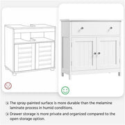 Yaheetech Sink Storage Cabinet Pedestal Sink Bathroom Vanity Cabinet Sink Storage Cabinet Pedestal Sink Bathroom Vanity Cabinet