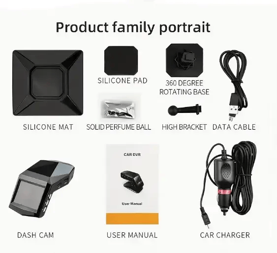 salelink.co.nz Unbranded 1296P Full HD 170° Wide Angle Dash Cam 1296P Full HD 170° Wide Angle Dash Cam | Action Outdoors NZ