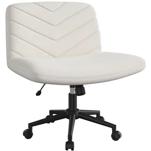 Yaheetech Fabric Swivel Desk Chair Cross Legged Office Chair Vanity chair Nail chair Fabric Swivel Desk Chair Cross Legged Office Chair Vanity chair Nail chair