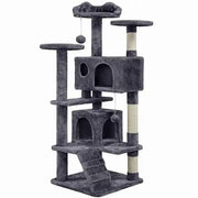 Yaheetech 54.5'' Tall Cat Tree Condo Kitten Tree Tower Cat Tower 54.5'' Tall Cat Tree Condo Kitten Tree Tower Cat Tower