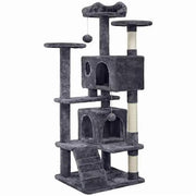 Yaheetech 54.5'' Tall Cat Tree Condo Kitten Tree Tower Cat Tower 54.5'' Tall Cat Tree Condo Kitten Tree Tower Cat Tower